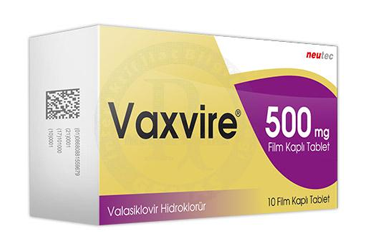 VAXVIRE 500 MG 10 FILM KAPLI TABLET